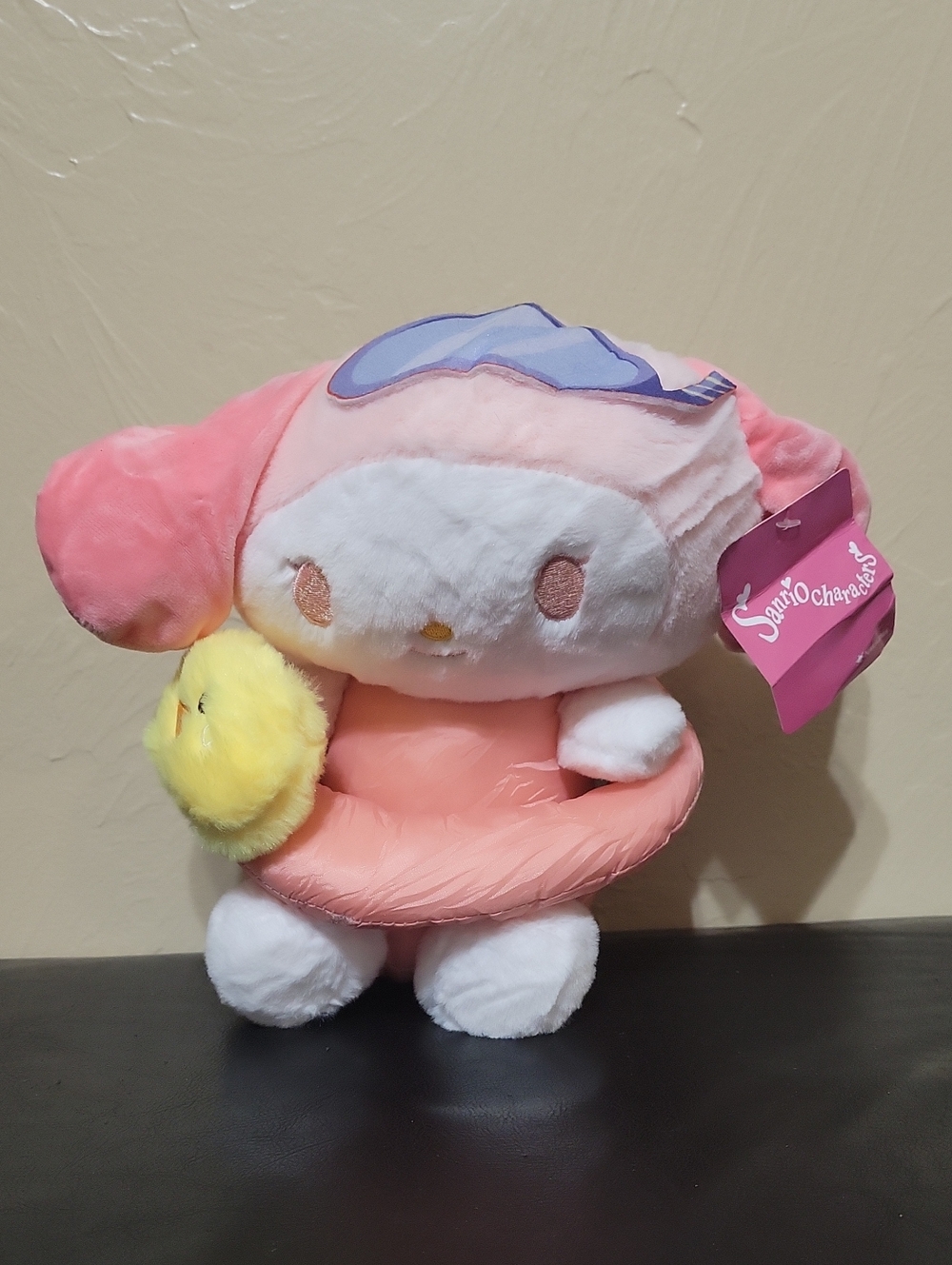 Sanrio My Melody Swim Tubing Plush with Baby Chick